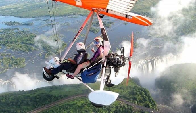 Microlight Over Victoria Falls